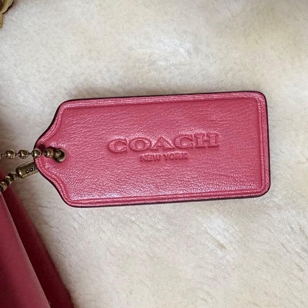 NWOT Coach Dark Pink Tea Rose Parker Turnlock - Picture 5 of 12